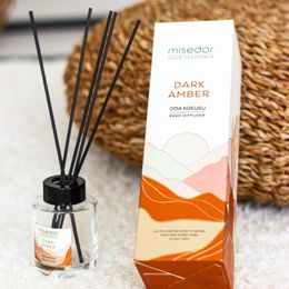 Misedor 120 ml Dark Amber Çubuklu Oda Kokusu