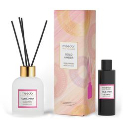 Misedor 120 ml Gold Amber Çubuklu Oda Kokusu