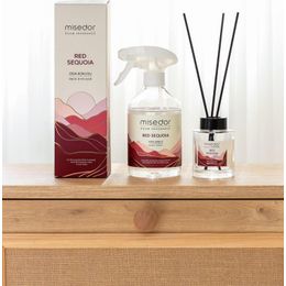 Misedor 120 ml Red Sequoia Çubuklu Oda Kokusu + 500 ml Oda Spreyi