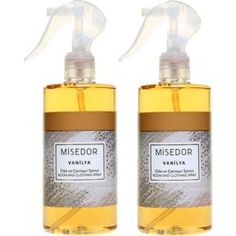 Misedor 2x330 ml Vanilya Oda Kokusu ve Çamaşır Spreyi