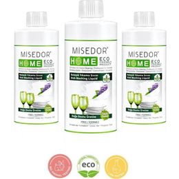 Misedor 3x500 ml Doğal Elde Bulaşık Yıkama Deterjanı
