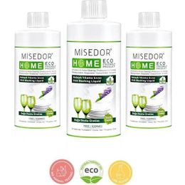Misedor 3x500 ml Doğal Elde Bulaşık Yıkama Deterjanı