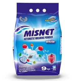 Misnet 9 kg 60 Yıkama Beyazlar Toz Çamaşır Deterjanı