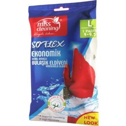 Miss Cleaning Large 9-9,5 Ekonomik Genel Amaçlı Bulaşık Eldiveni