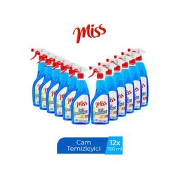 Miss Spreyli 12x750 ml Cam Temizleyici