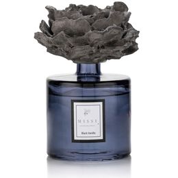 Missi 500 cc Siyah Silindir Şişe Black Vanilla Kokulu Gül Taşlı Oda Kokusu
