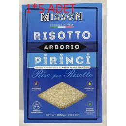 Misson 5x1 kg Glutensiz Risotto Arborio İtalyan Rice Pirinç