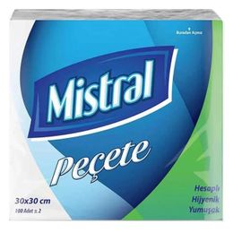 Mistral 30x30 cm 10x100'lü Kağıt Peçete