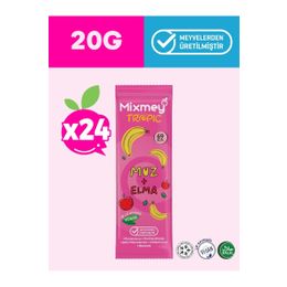 Mixmey 20 gr Elmalı ve Muzlu Meyve Bar