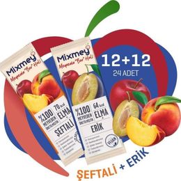 Mixmey 20 gr Mix Şeftali Erik Meyve Bar