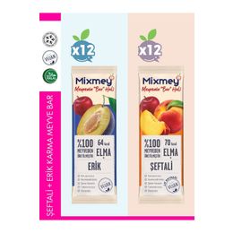 Mixmey 20 gr Mix Şeftali Erik Meyve Bar