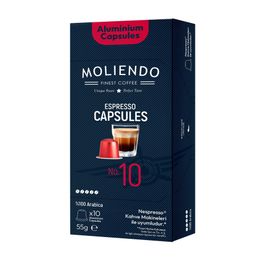 Moliendo 10'lu No:10 Nespresso Uyumlu Kapsül Kahve