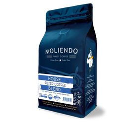 Moliendo 250 gr Finest Coffee House Blend Çekirdek Filtre Kahve