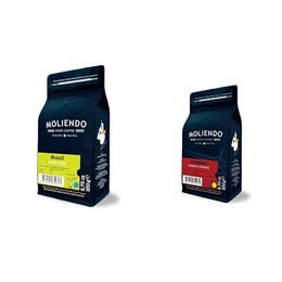 Moliendo Finest Coffee 250 gr Brasil Bossa Nova Yöresel Çekirdek Kahve + 250 gr Colombia Medellin Supremo Yöresel Çekirdek Kahve