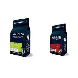 Moliendo Finest Coffee 250 gr Brasil Cerrado Yöresel Çekirdek Kahve + 250 gr Colombia Medellin Supremo Yöresel Çekirdek Kahve