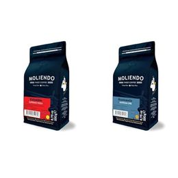 Moliendo Finest Coffee 250 gr Colombia Supremo Huila Yöresel Çekirdek Kahve + 250 gr Guatemala Antigua SHB Yöresel Çekirdek Kahve