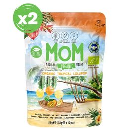 Mom 2x28 gr Tropikal Organik Lolipop