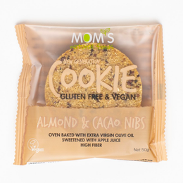 Moms 50 gr Almond Cacao Nibs Cookie
