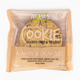 Moms 50 gr Almond Cacao Nibs Cookie