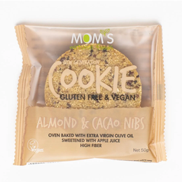 Mom’s Glutensiz Almond & Cacao Nibs 50 gr Cookie