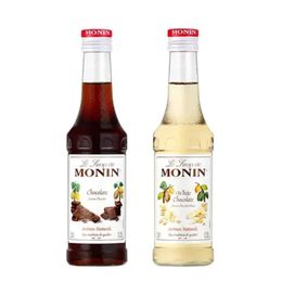 Monin 2x250 ml Çikolata ve Beyaz Çikolata Şurubu Seti