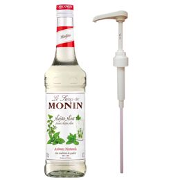 Monin 700 ml Mojito Mint Şurubu + Şurup Pompası
