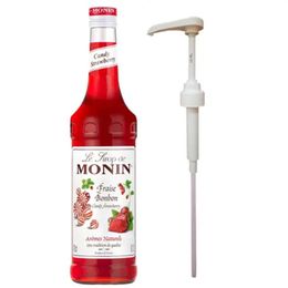 Monin Çilek Şurubu 700 ml + Şurup Pompası