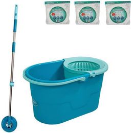 Motek Pratik Fix Mop Seti Temizlik Seti + 3 Adet Extra Yedek Başlık