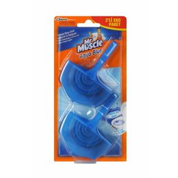 Mr. Muscle Aqua Mavi 2x40 gr Klozet Blok Tuvalet Temizleyici