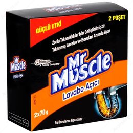 Mr.Muscle Granül 2x70 gr Lavabo Açıcı