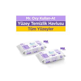 Mr.Oxy 2x100'lü Lavanta Kokulu Yüzey Temizlik Havlusu