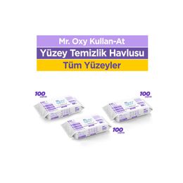 Mr.Oxy 3x100'lü Lavanta Kokulu Yüzey Temizlik Havlusu
