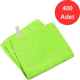Mulpex 400'lü 40x40 cm Yeşil Mikrofiber Genel Temizlik Bezi
