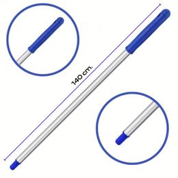 Mulpex Premium Kalite Delikli 140 cm Mavi Alüminyum Eloksallı Sap