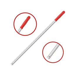 Mulpex Premium Kalite Vidalı 140 cm Kırmızı Alüminyum Eloksallı Sap