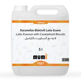 Mumi 5 lt Premium Karamelize Bisküvili Latte Mum Esansı