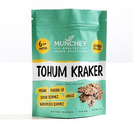 Munchey 100 gr Zeytinli Tohum Kraker