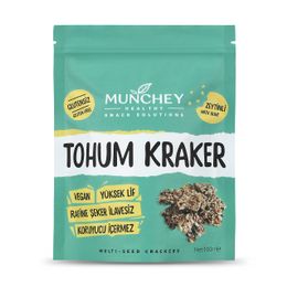 Munchey 100 gr Zeytinli Tohum Kraker