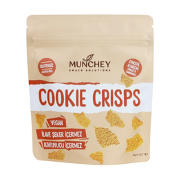 Munchey 40 gr Cookie Crisps Zencefil & Tarçın