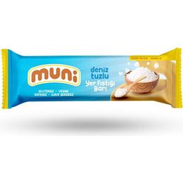 Muni 12'li 40 gr Deniz Tuzlu Yer Fıstığı Barı