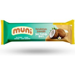Muni 12'li 40 gr Hindistan Cevizli Yer Fıstığı Barı