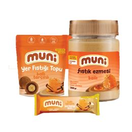 Muni 300 gr Ballı Fıstık Ezmesi