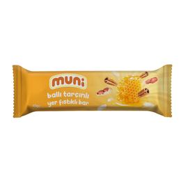 Muni 40 gr Ballı Tarçınlı Yer Fıstığı Barı
