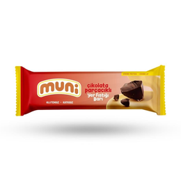 Muni 40 gr Çikolata Parçacıklı Yer Fıstığı Barı