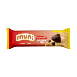 Muni 40 gr Çikolata Parçacıklı Yer Fıstığı Barı