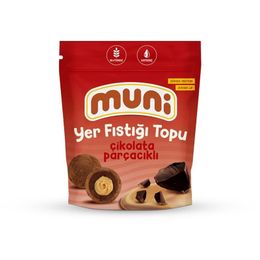 Muni 6x80 gr Çikolata Parçacıklı Yer Fıstığı Topu