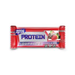 Muscle 24x40 gr Station Supreme Çikolata Çilek Protein Bar