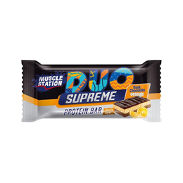 Muscle Station 35 gr Bitter Çikolata Portakal Duo Protein Bar