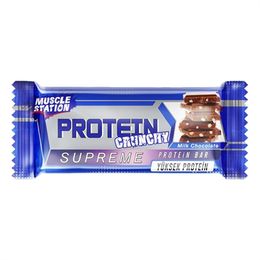 Muscle Station 40 gr Bitter Çikolatalı Supreme Crunchy Protein Bar