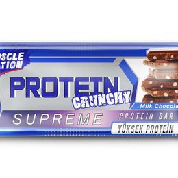 Muscle Station 40 gr Bitter Çikolatalı Supreme Crunchy Protein Bar
